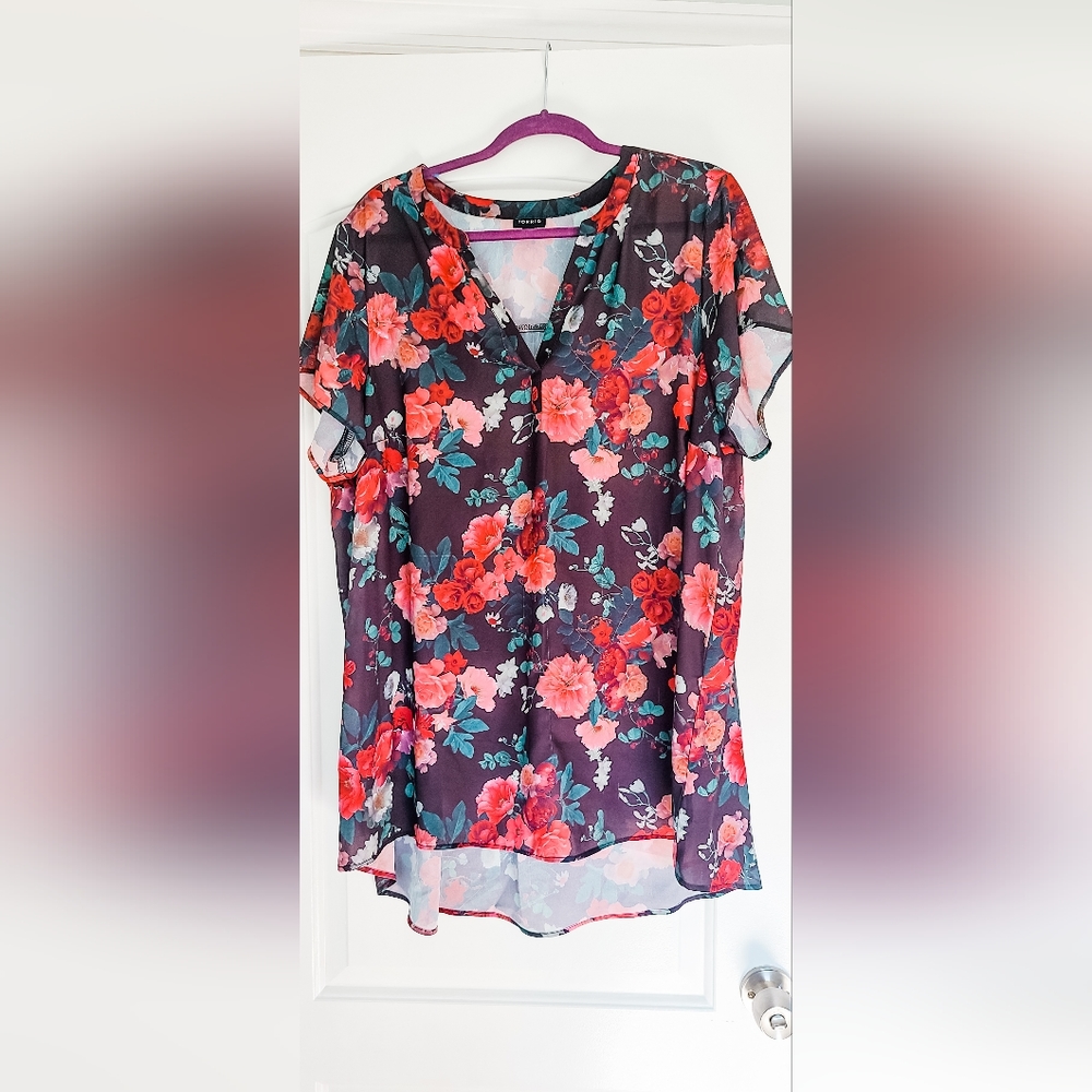 TORRID Floral Tunic Top